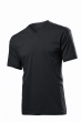 Stedman - Classic V-neck Men - ST2300 BLO (Чорна Чоловіча Футболка)