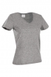 Stedman - Classic V-neck Women - ST2700 GYH (Сірий Меланж Жіноча Футболка)