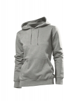 Stedman - Hooded Sweatshirt Women - ST4110 GYH (Сіре Жіноче Кенгуру) ― купити футболку в Україні, замовити футболку поштою, ціни, опис, фото футболок, купити кухлі, бейсболки, весна, кружки, рюкзаки, гаманці, літо, бандани, шкіряні вироби, осінь, джинси, кросівки, куртки, шорти, шапки, батніки, шкарпетки, зима, білизна, майки, сорочки, сумки, молодіжні аксесуари, вуличний стиль кежуал стайл | Інтернет-магазин футболок та іншого молодіжного одягу - GRAFFITI STREET - GraffitiStreet.Com.Ua