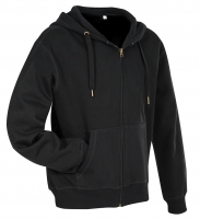 Stedman - Active Hooded Sweatjacket Men - ST5610 BLO (Чорне Чоловіче Кенгуру На Замку) ― купити футболку в Україні, замовити футболку поштою, ціни, опис, фото футболок, купити кухлі, бейсболки, весна, кружки, рюкзаки, гаманці, літо, бандани, шкіряні вироби, осінь, джинси, кросівки, куртки, шорти, шапки, батніки, шкарпетки, зима, білизна, майки, сорочки, сумки, молодіжні аксесуари, вуличний стиль кежуал стайл | Інтернет-магазин футболок та іншого молодіжного одягу - GRAFFITI STREET - GraffitiStreet.Com.Ua