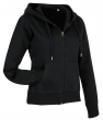 Stedman - Active Hooded Sweatjacket Women - ST5710 BLO (Чорне Жіноче Кенгуру На Замку)