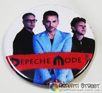 Depeche Mode - Band (Значок) ― купить футболку в Украине, заказать футболку по почте, цены, описание, фото футболок, купить кружки, бейсболки, весна, рюкзаки, кошельки, лето, банданы, кожаные изделия, осень, джинсы, кроссовки, куртки, шорты, шапки, батники, носки, зима, белье, майки, рубашки, сумки, молодежные аксессуары, уличный стиль кэжуал стайл | Интернет-магазин футболок и другой молодежной одежды - GRAFFITI STREET - GraffitiStreet.Com.Ua