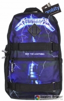 Metallica - Ride The Lightning (Official Merchandise) (Рюкзак для скейта) ― купити футболку в Україні, замовити футболку поштою, ціни, опис, фото футболок, купити кухлі, бейсболки, весна, кружки, рюкзаки, гаманці, літо, бандани, шкіряні вироби, осінь, джинси, кросівки, куртки, шорти, шапки, батніки, шкарпетки, зима, білизна, майки, сорочки, сумки, молодіжні аксесуари, вуличний стиль кежуал стайл | Інтернет-магазин футболок та іншого молодіжного одягу - GRAFFITI STREET - GraffitiStreet.Com.Ua