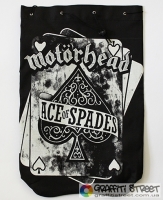 Motorhead Ace Of Spades купить черный рюкзак, удобные рюкзаки для рокеров и металлистов, рюкзаки гуртом, рюкзаки оптом, замовити рюкзак, доставка новою поштою, рюкзаки з доставкою по Україні