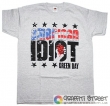 Green Day - 06 - American Idiot (меланжевая футболка)