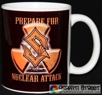Sabaton - 01 - Prepare For Nuclear Attack (Кухоль) ― купити футболку в Україні, замовити футболку поштою, ціни, опис, фото футболок, купити кухлі, бейсболки, весна, кружки, рюкзаки, гаманці, літо, бандани, шкіряні вироби, осінь, джинси, кросівки, куртки, шорти, шапки, батніки, шкарпетки, зима, білизна, майки, сорочки, сумки, молодіжні аксесуари, вуличний стиль кежуал стайл | Інтернет-магазин футболок та іншого молодіжного одягу - GRAFFITI STREET - GraffitiStreet.Com.Ua