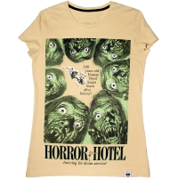 Horror Hotel (Жіноча Футболка) ― купити футболку в Україні, замовити футболку поштою, ціни, опис, фото футболок, купити кухлі, бейсболки, весна, кружки, рюкзаки, гаманці, літо, бандани, шкіряні вироби, осінь, джинси, кросівки, куртки, шорти, шапки, батніки, шкарпетки, зима, білизна, майки, сорочки, сумки, молодіжні аксесуари, вуличний стиль кежуал стайл | Інтернет-магазин футболок та іншого молодіжного одягу - GRAFFITI STREET - GraffitiStreet.Com.Ua
