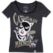 Catwoman: dekolte (Темно-Сіра Жіноча Футболка)
