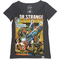 Dr. Strange (Темно-Сіра Жіноча Футболка) ― купити футболку в Україні, замовити футболку поштою, ціни, опис, фото футболок, купити кухлі, бейсболки, весна, кружки, рюкзаки, гаманці, літо, бандани, шкіряні вироби, осінь, джинси, кросівки, куртки, шорти, шапки, батніки, шкарпетки, зима, білизна, майки, сорочки, сумки, молодіжні аксесуари, вуличний стиль кежуал стайл | Інтернет-магазин футболок та іншого молодіжного одягу - GRAFFITI STREET - GraffitiStreet.Com.Ua