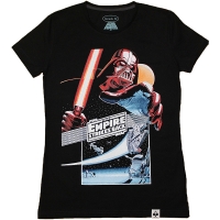 Star Wars: The Empire Strikes Back III (Чорна Жіноча Футболка) ― купити футболку в Україні, замовити футболку поштою, ціни, опис, фото футболок, купити кухлі, бейсболки, весна, кружки, рюкзаки, гаманці, літо, бандани, шкіряні вироби, осінь, джинси, кросівки, куртки, шорти, шапки, батніки, шкарпетки, зима, білизна, майки, сорочки, сумки, молодіжні аксесуари, вуличний стиль кежуал стайл | Інтернет-магазин футболок та іншого молодіжного одягу - GRAFFITI STREET - GraffitiStreet.Com.Ua