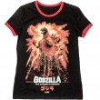 Godzilla (Чорна Жіноча Футболка)