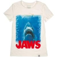 Jaws (Біла Жіноча Футболка) ― купити футболку в Україні, замовити футболку поштою, ціни, опис, фото футболок, купити кухлі, бейсболки, весна, кружки, рюкзаки, гаманці, літо, бандани, шкіряні вироби, осінь, джинси, кросівки, куртки, шорти, шапки, батніки, шкарпетки, зима, білизна, майки, сорочки, сумки, молодіжні аксесуари, вуличний стиль кежуал стайл | Інтернет-магазин футболок та іншого молодіжного одягу - GRAFFITI STREET - GraffitiStreet.Com.Ua