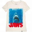 Jaws (Біла Жіноча Футболка)
