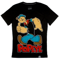 Popeye 2 (Чёрная Футболка) ― купить футболку в Украине, заказать футболку по почте, цены, описание, фото футболок, купить кружки, бейсболки, весна, рюкзаки, кошельки, лето, банданы, кожаные изделия, осень, джинсы, кроссовки, куртки, шорты, шапки, батники, носки, зима, белье, майки, рубашки, сумки, молодежные аксессуары, уличный стиль кэжуал стайл | Интернет-магазин футболок и другой молодежной одежды - GRAFFITI STREET - GraffitiStreet.Com.Ua