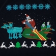 Santa (Dark Blue Sweatshirt)