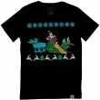 Santa (Dark Blue T-Shirt)