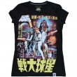 Star Wars: Japanese version (Чорна Жіноча Футболка)