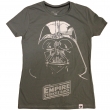 Star Wars Vader: grey (Сіра Жіноча Футболка)
